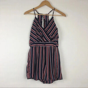Haute Monde‎ Striped Romper Size Small